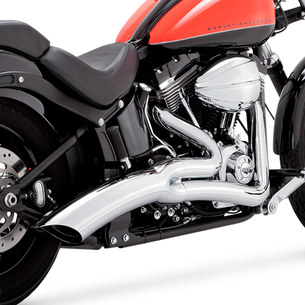 Escape Vance & Hines Big Radius 2 En 1 para Harley Davidson '86-'17 Softail Slim / Fatboy / Deluxe (Sistema Completo)