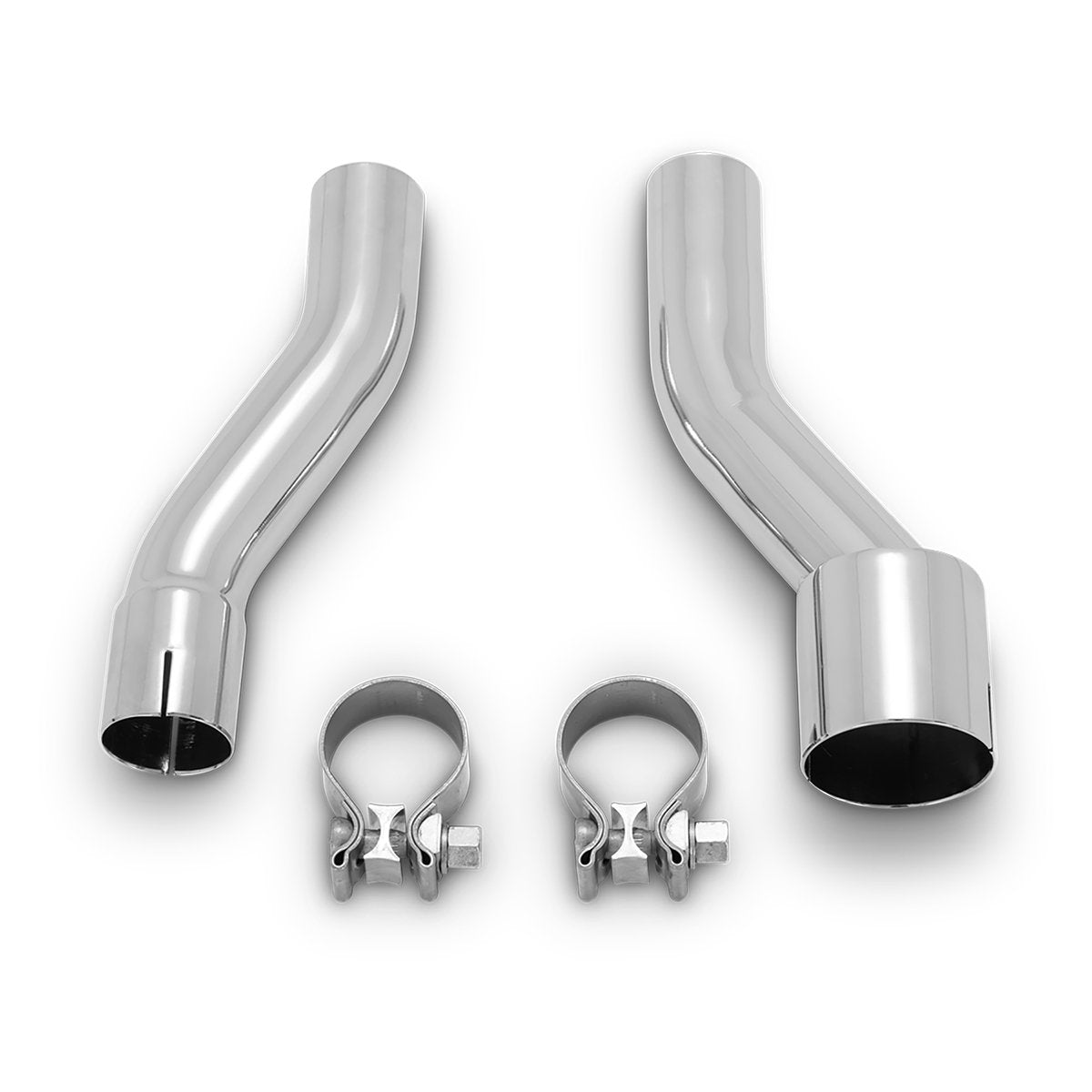 Kit Adaptador de Slip Ons Cromo Vance & Hines para Harley Davidson 2017+ Tri Glide