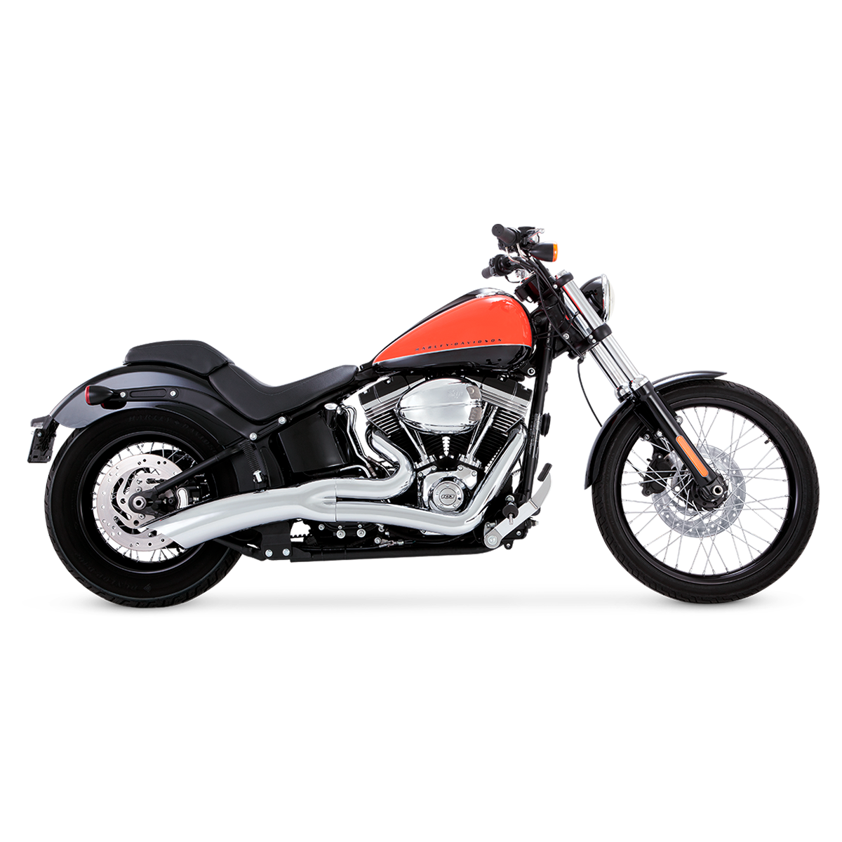 Escape Vance & Hines Big Radius 2 En 1 para Harley Davidson '86-'17 Softail Slim / Fatboy / Deluxe (Sistema Completo)