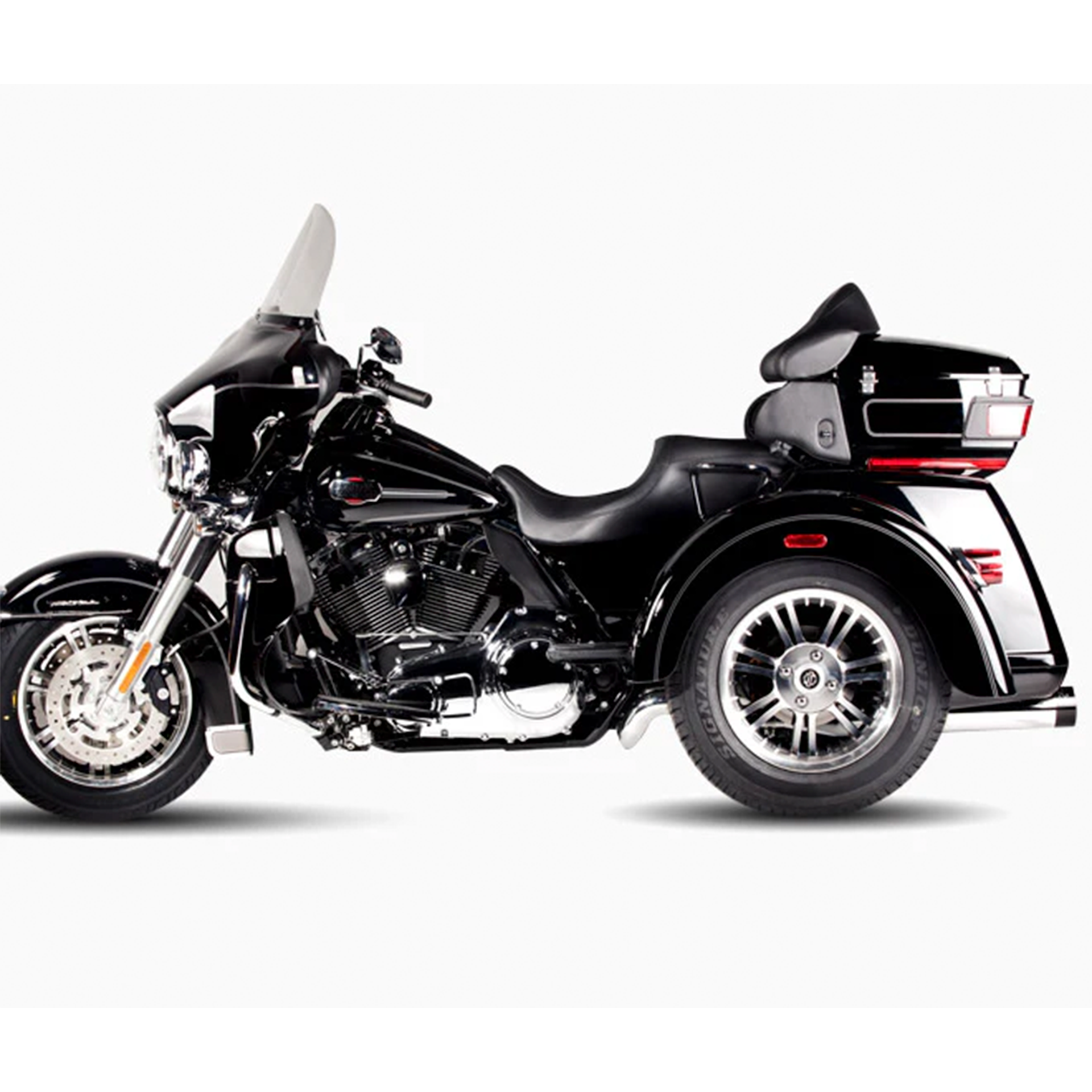Escape Rinehart Racing 4″ Slip Ons para Harley Davidson '95-'16 Touring /  2015+ Trike (Colas)