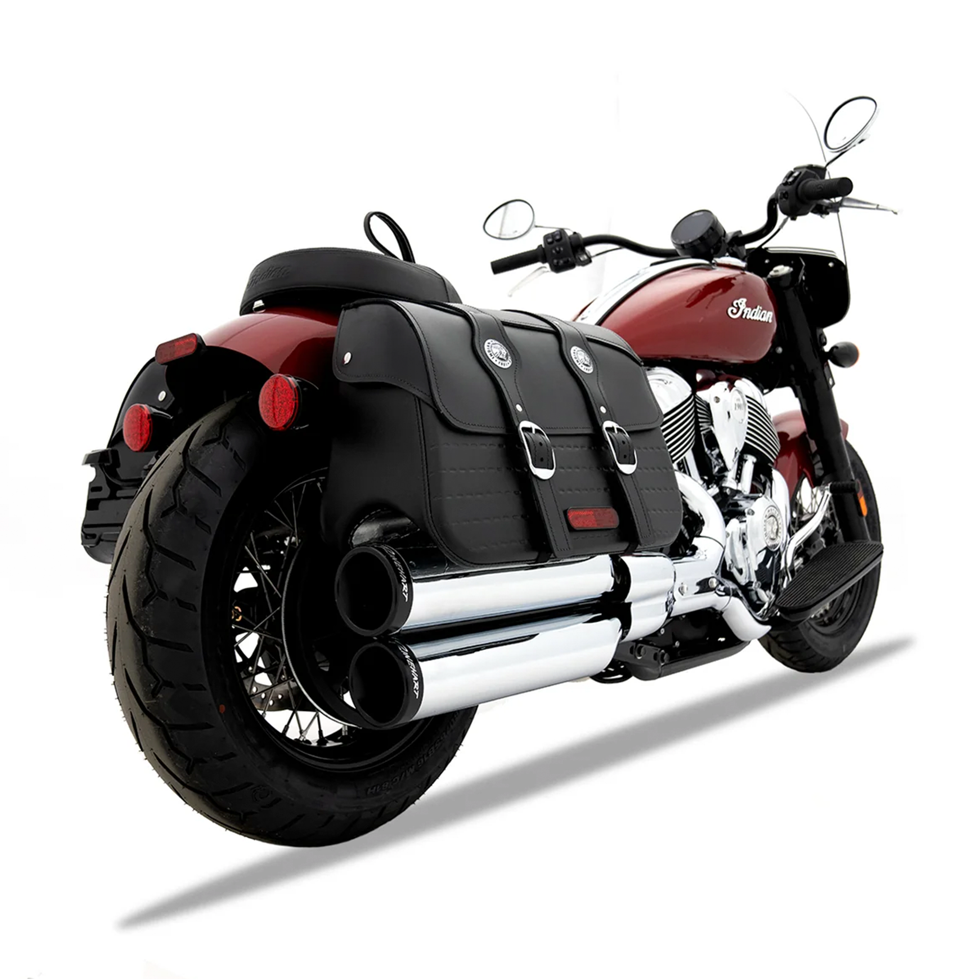 Escape Rinehart Racing Slip Ons Cromo para Indian '22-'25 Chief / Superchief (Colas)