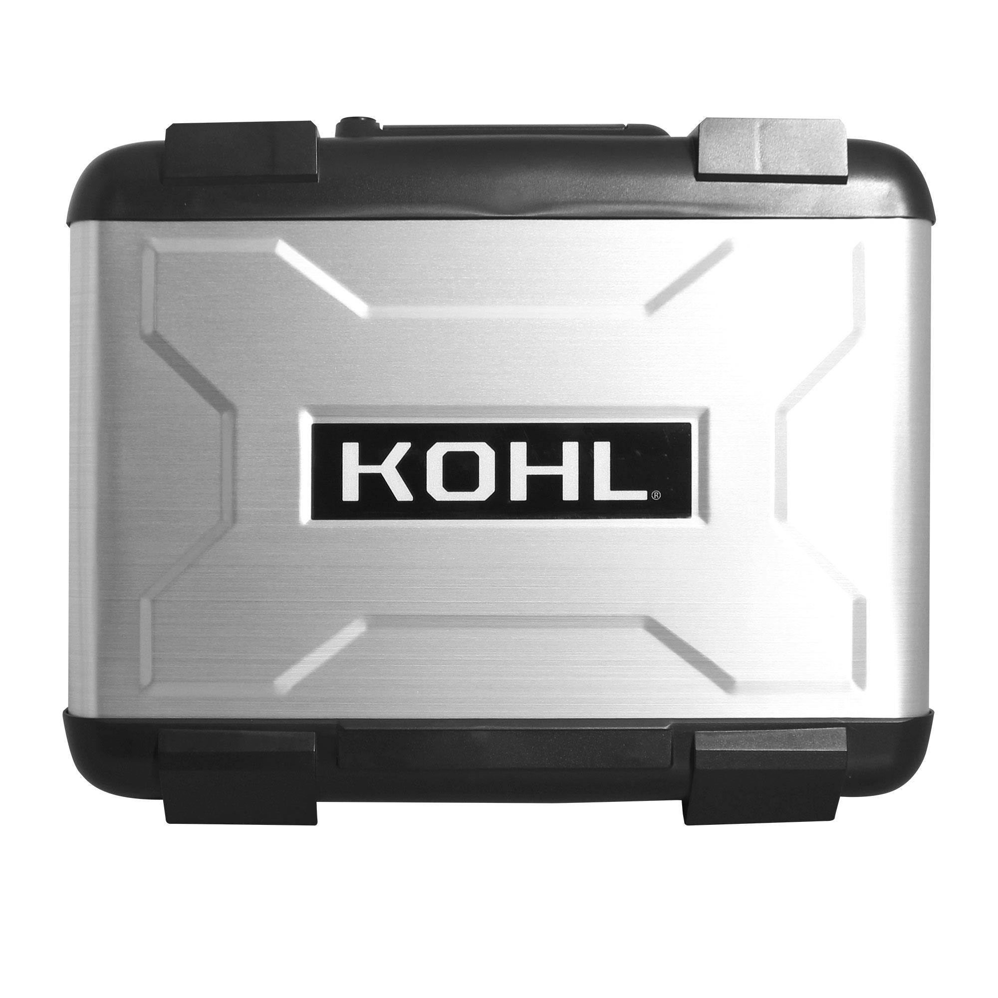 BAUL TRASERO MOTOCICLETA KOHL K-40 NGO/PLA EXPANDIBLE 30/40 LTS