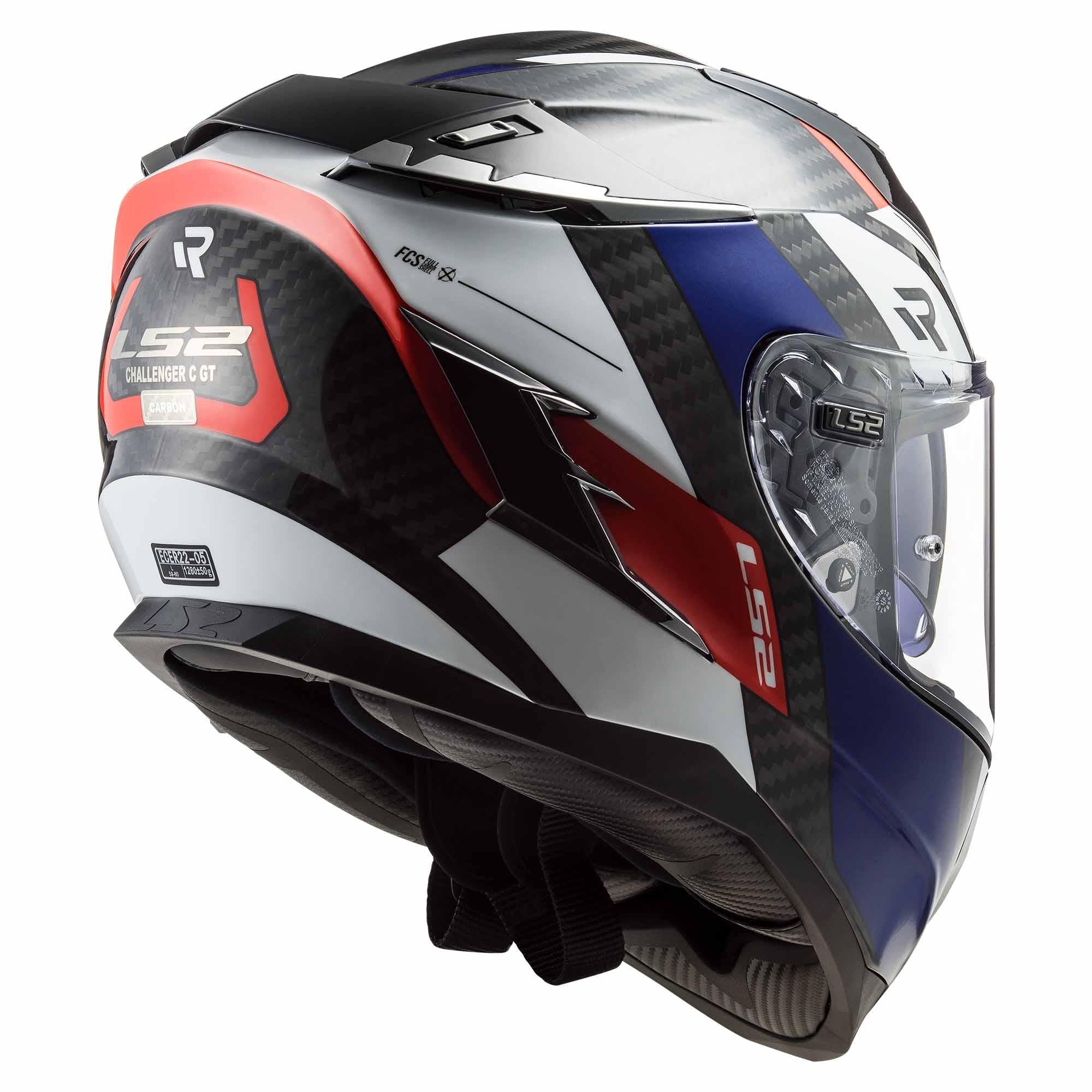 Casco Cerrado LS2 Challenger CT2 Alloy Blanco / Azul / Rojo FF327