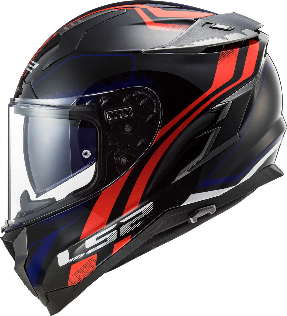 Casco Cerrado LS2 Challenger Propeller Rojo / Azul FF327