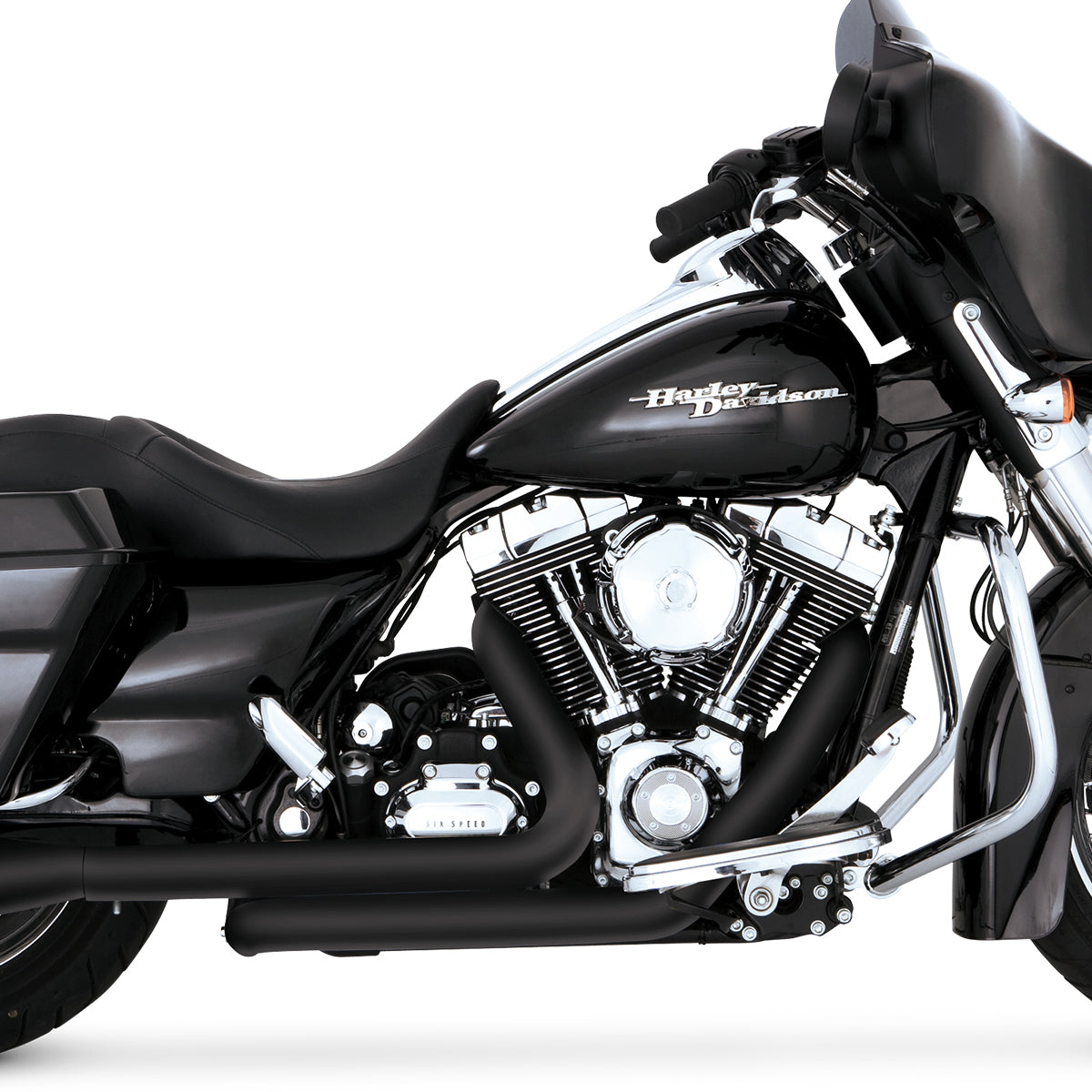 Escape Vance & Hines Dresser Duals Negro para Harley Davidson '09-'16 Touring (Headers)