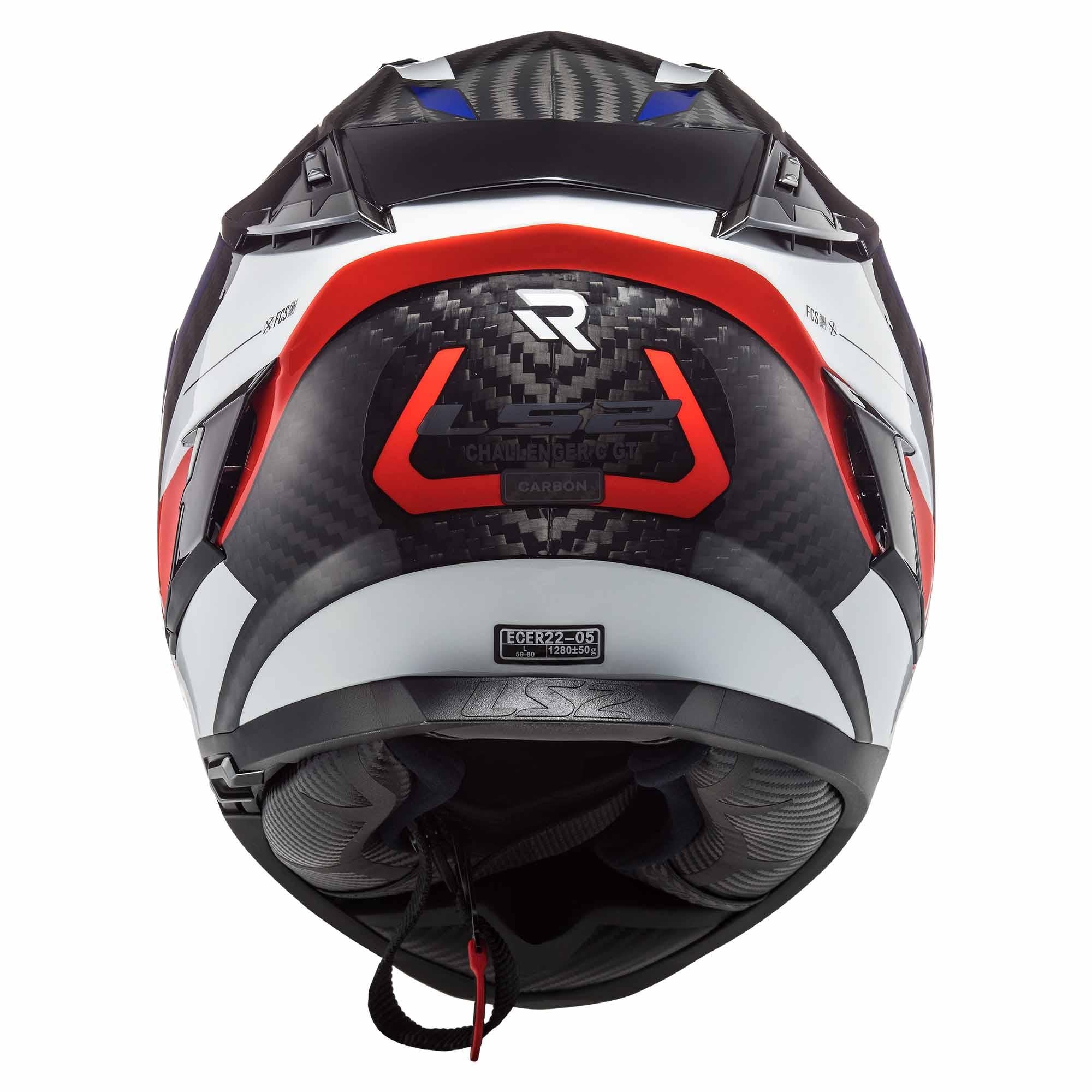 Casco Cerrado LS2 Challenger CT2 Alloy Blanco / Azul / Rojo FF327