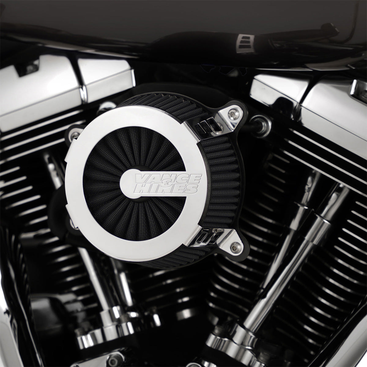Filtro de Aire Vance & Hines VO2 Cage Fighter Cromo para Harley Davidson '91-'22 Sportster