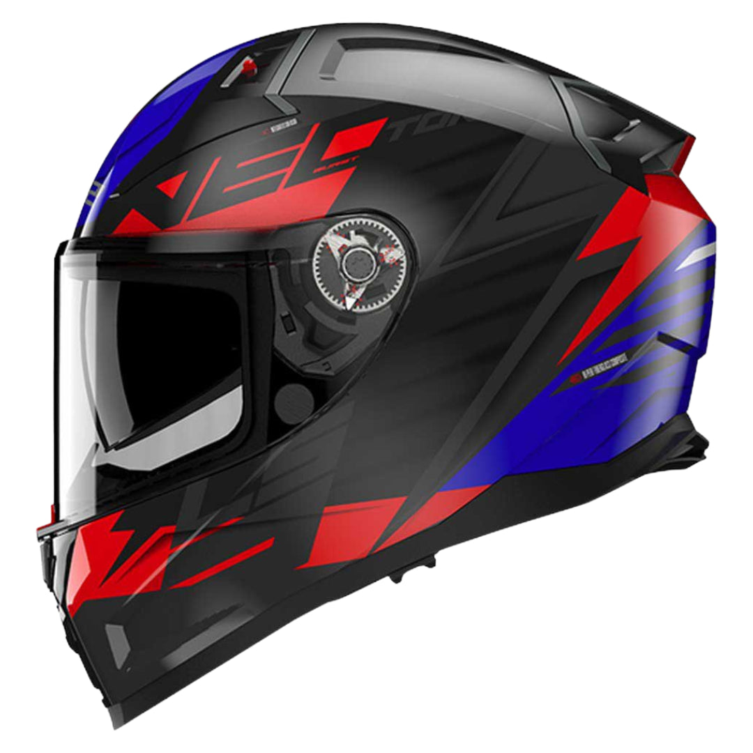 Casco Cerrado LS2 Vector II Absolute Rojo / Azul / Negro Mate FF811