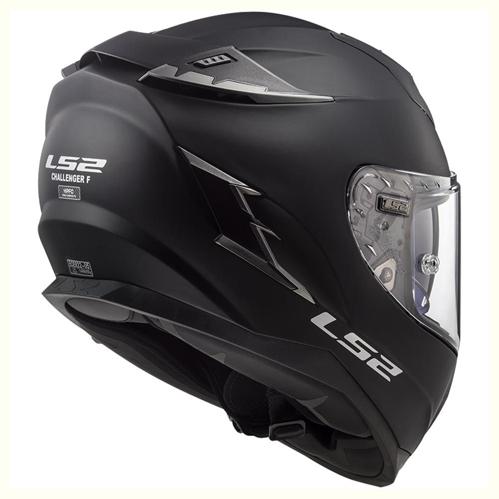 Casco Cerrado LS2 Challenger Solid Negro Mate FF327