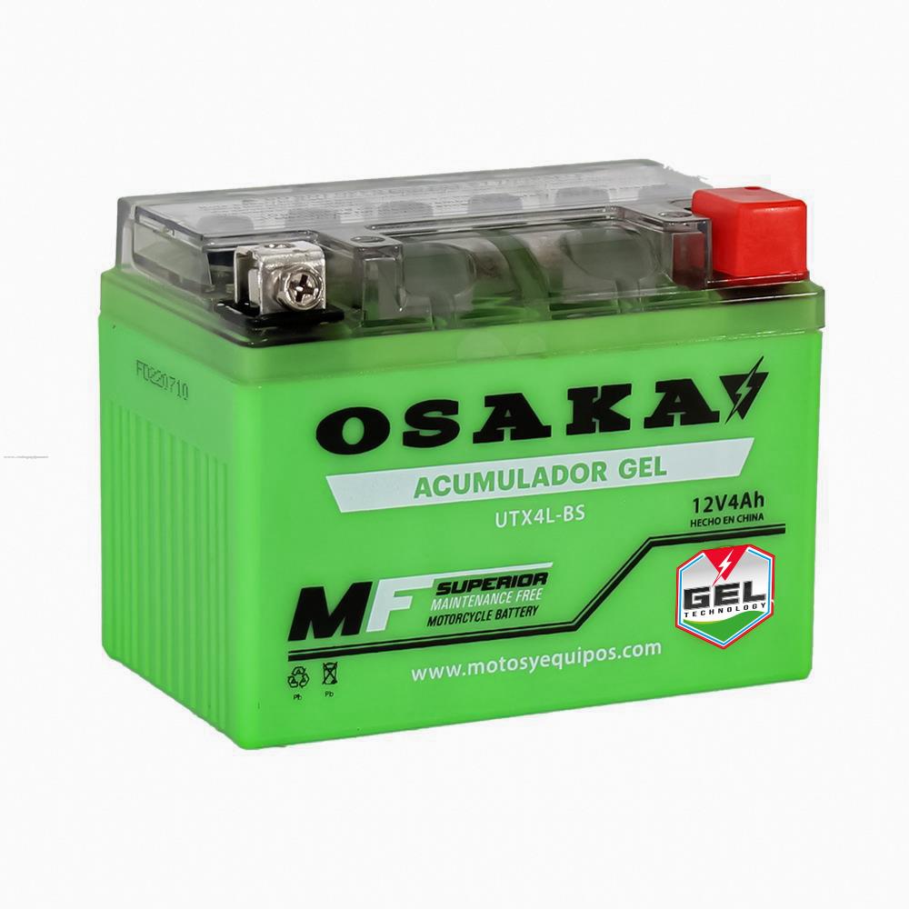 Acumulador de Gel Osaka UTX4L-BS (YTX4L-BS)