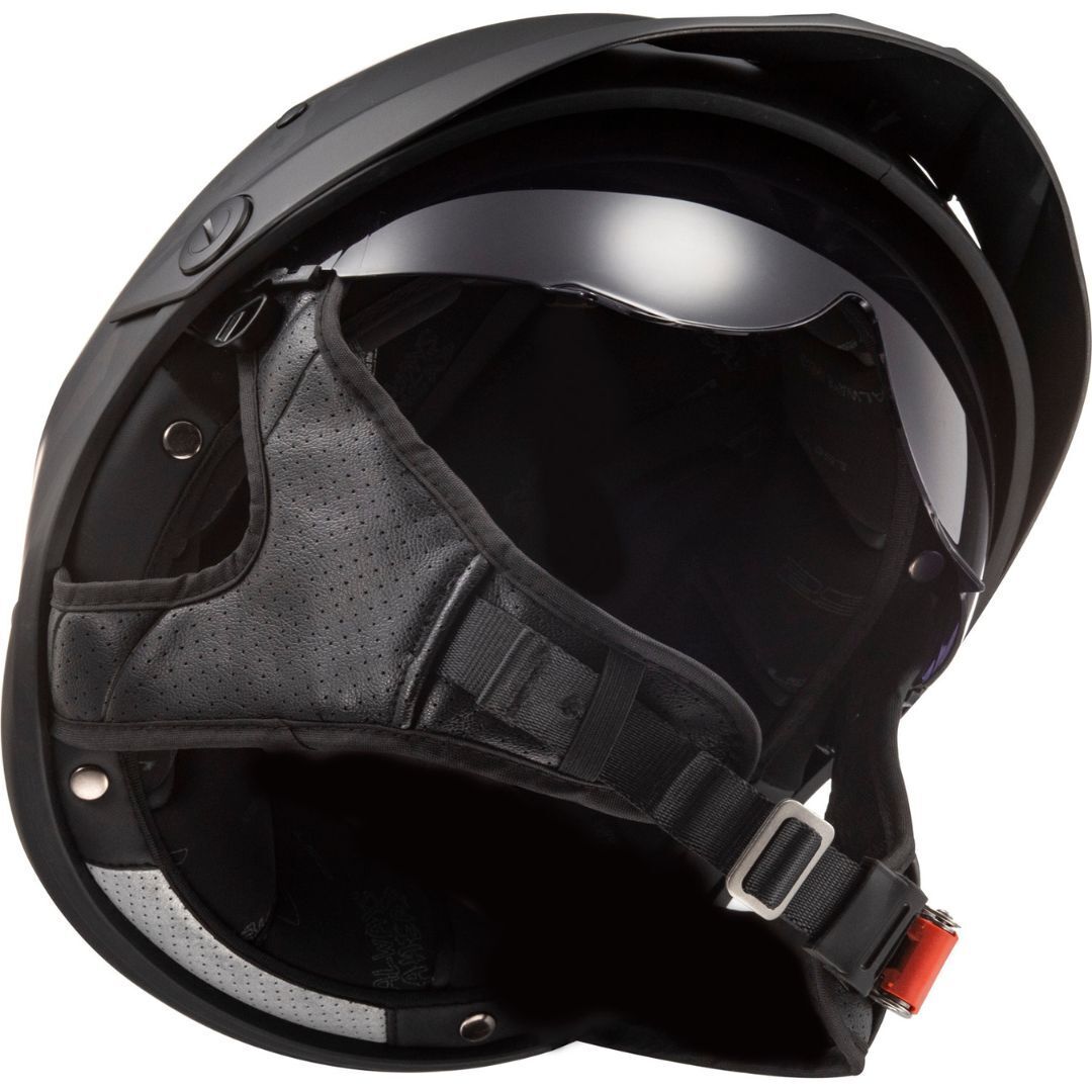 Casco Abierto LS2 Rebellion Negro Mate HH590