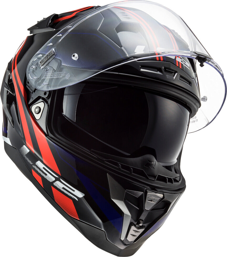 Casco Cerrado LS2 Challenger Propeller Rojo / Azul FF327