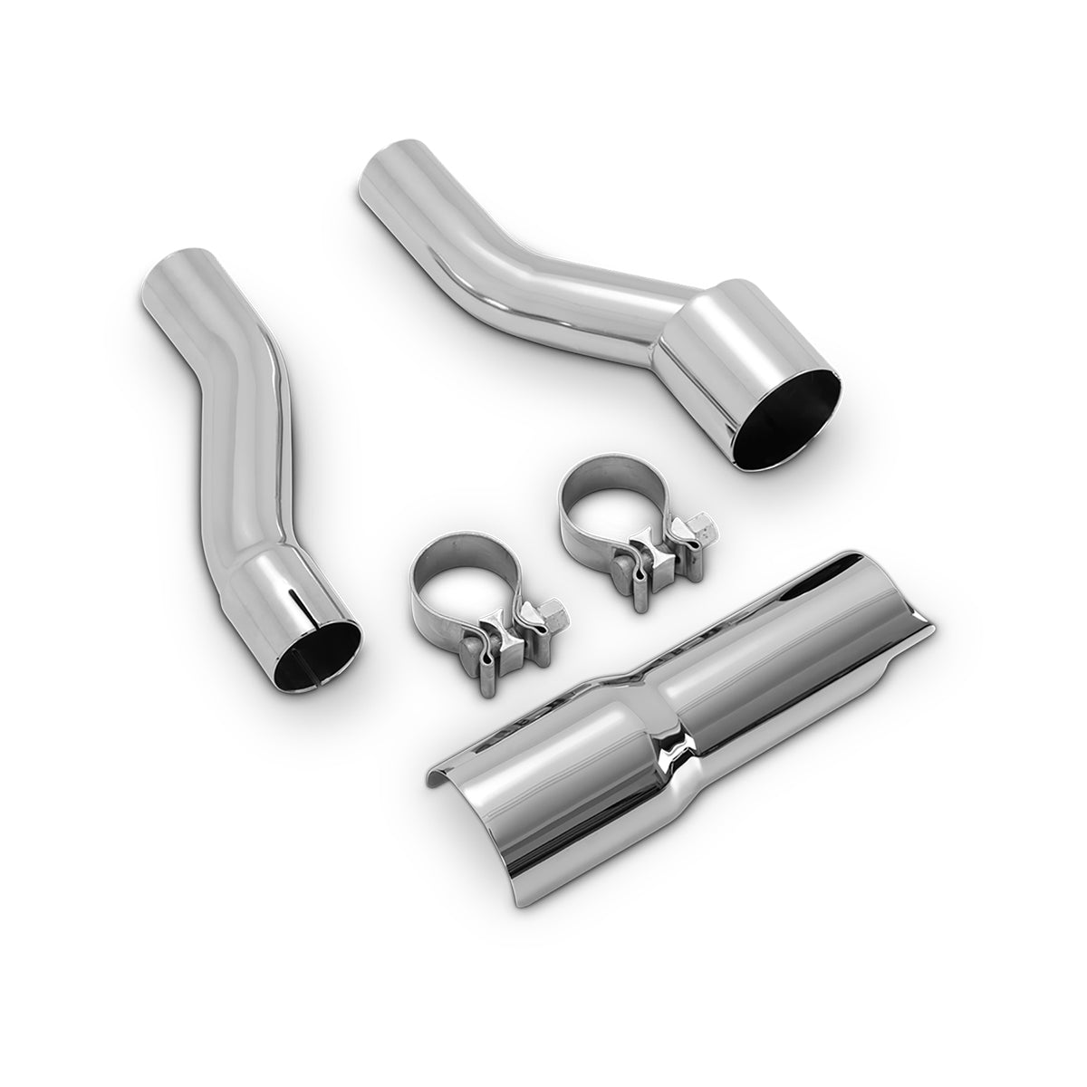 Kit Adaptador de Slip Ons Cromo Vance & Hines para Harley Davidson 2017+ Tri Glide