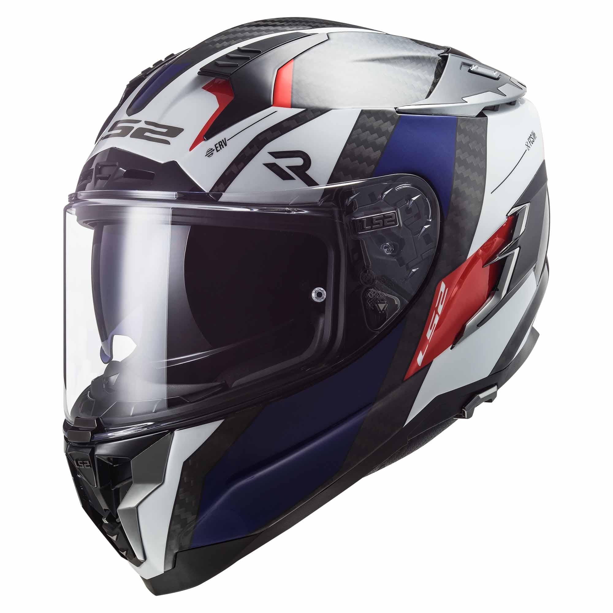 Casco Cerrado LS2 Challenger CT2 Alloy Blanco / Azul / Rojo FF327