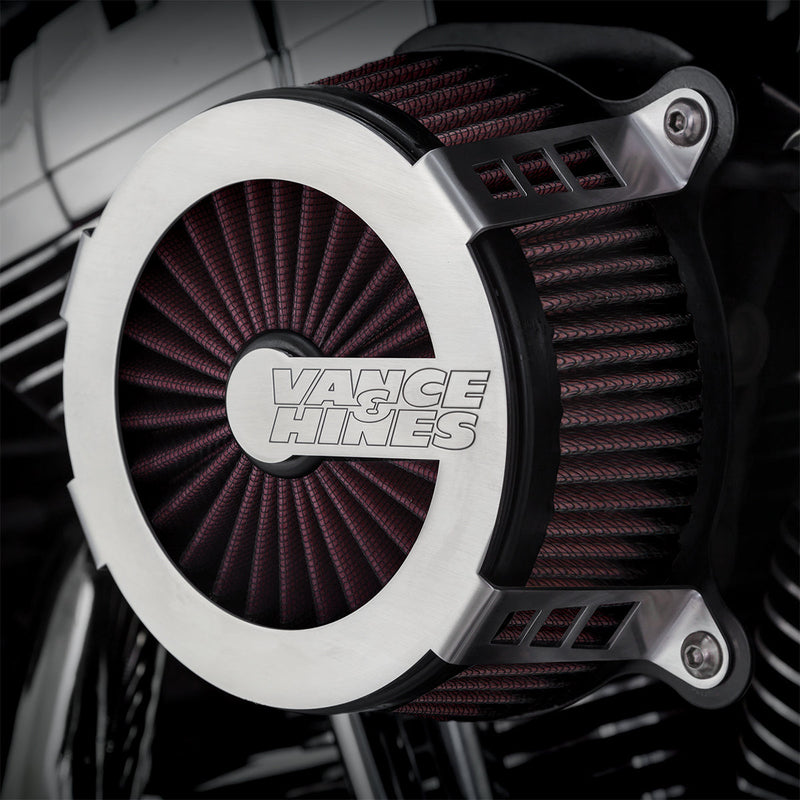 Filtro De Aire Vance & Hines Vo2 Cage Fighter Air Intake Para Harley Davidson Touring, Softail, Tri Glide del '17-'22