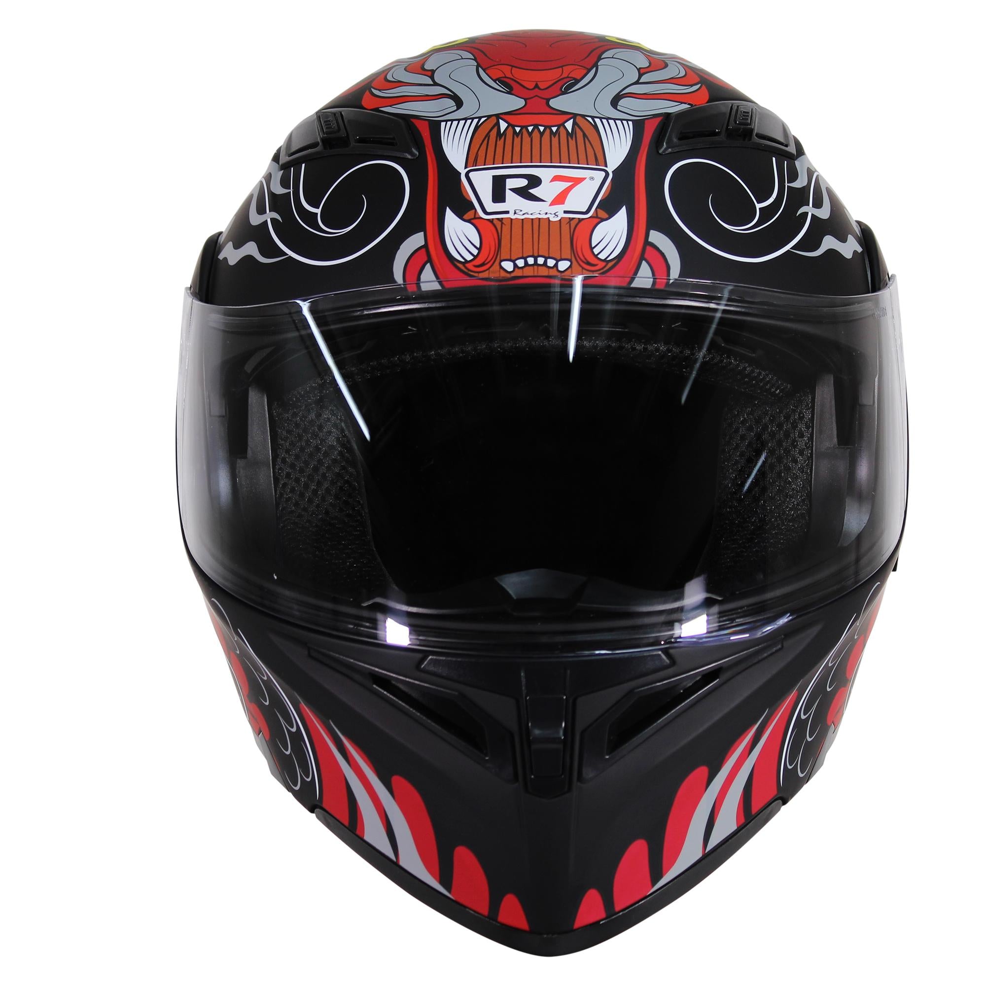 Casco Abatible R7 Racing Unscarred Snake Doble Mica DOT