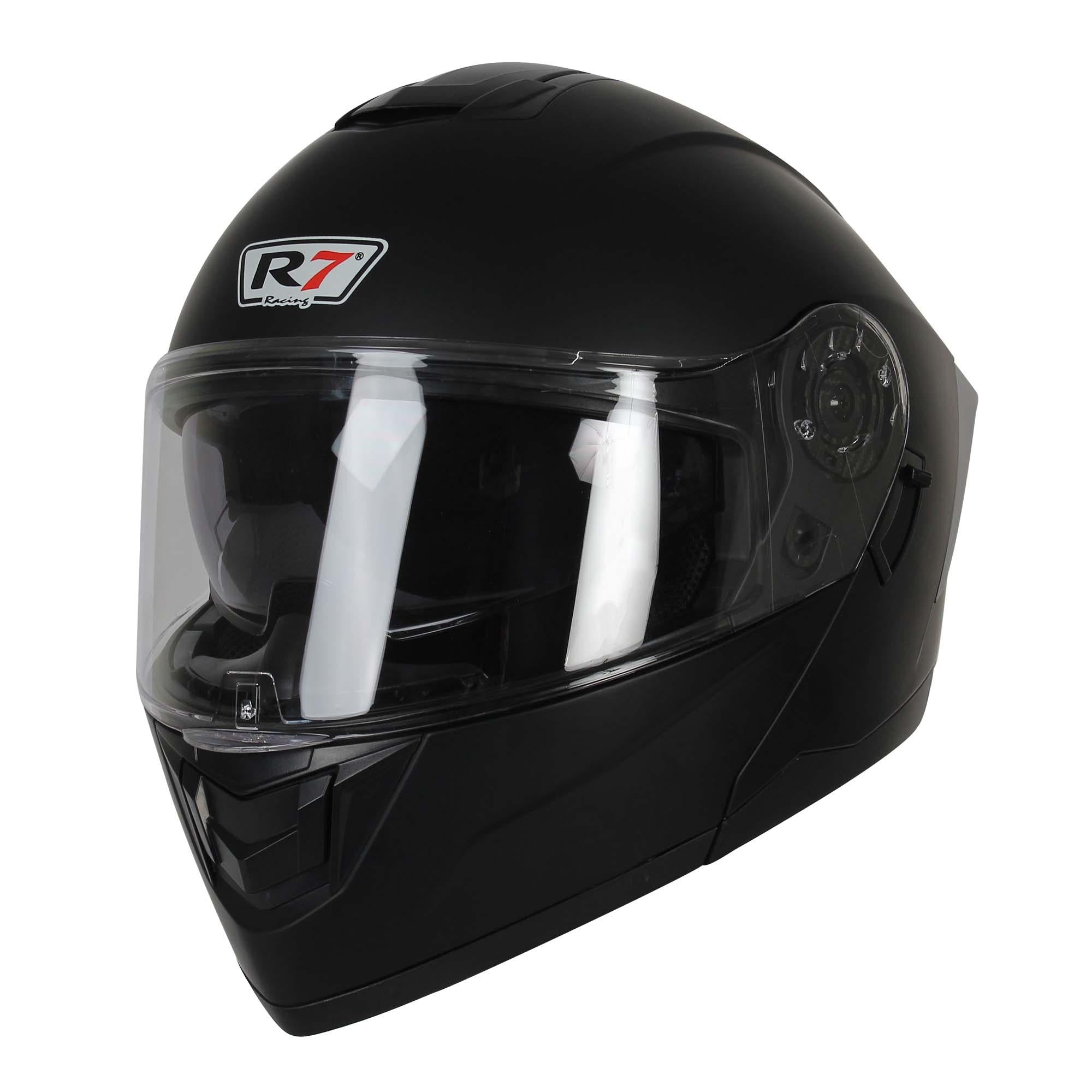 Casco Abatible R7 Racing Alfa DOT Negro Mate