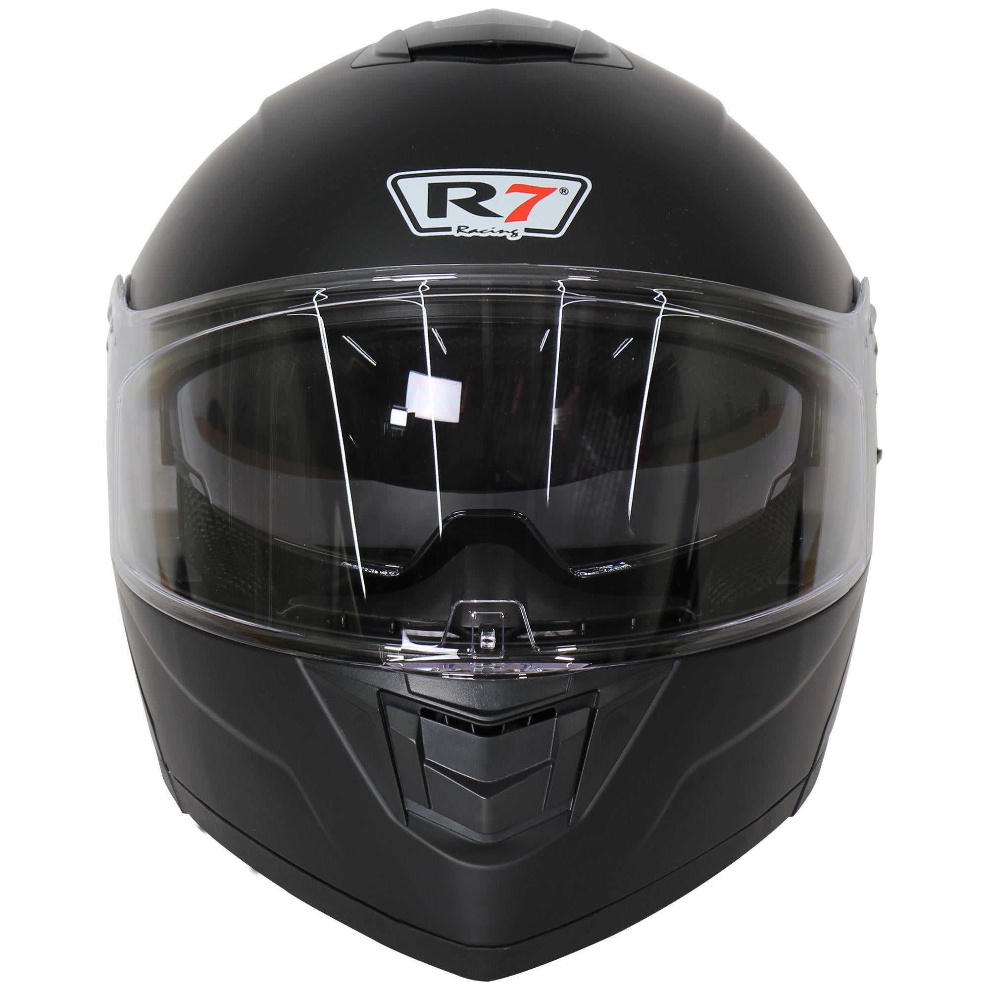 Casco Abatible R7 Racing Alfa DOT Negro Mate