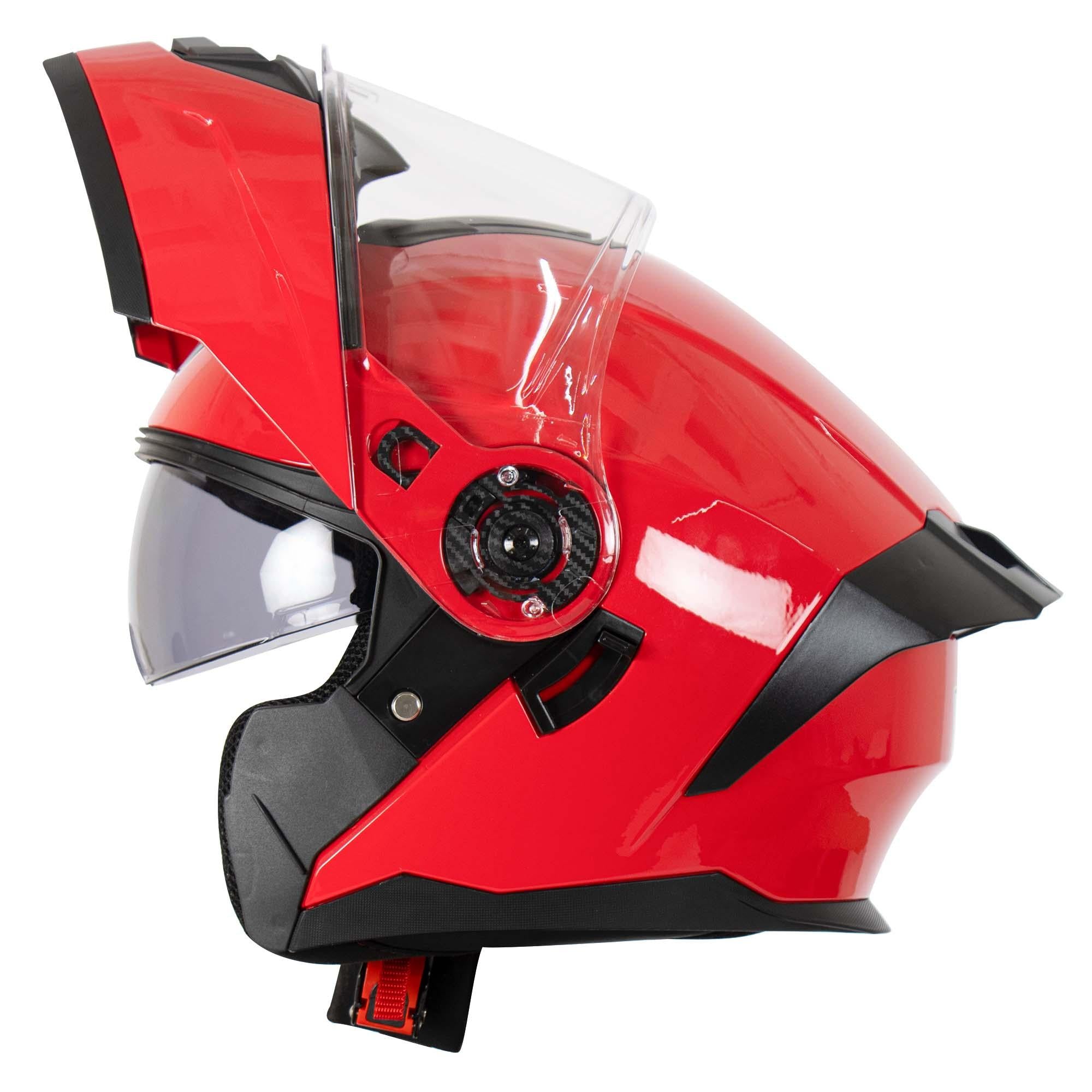 Casco Abatible R7 Racing Alfa DOT Rojo Brillante