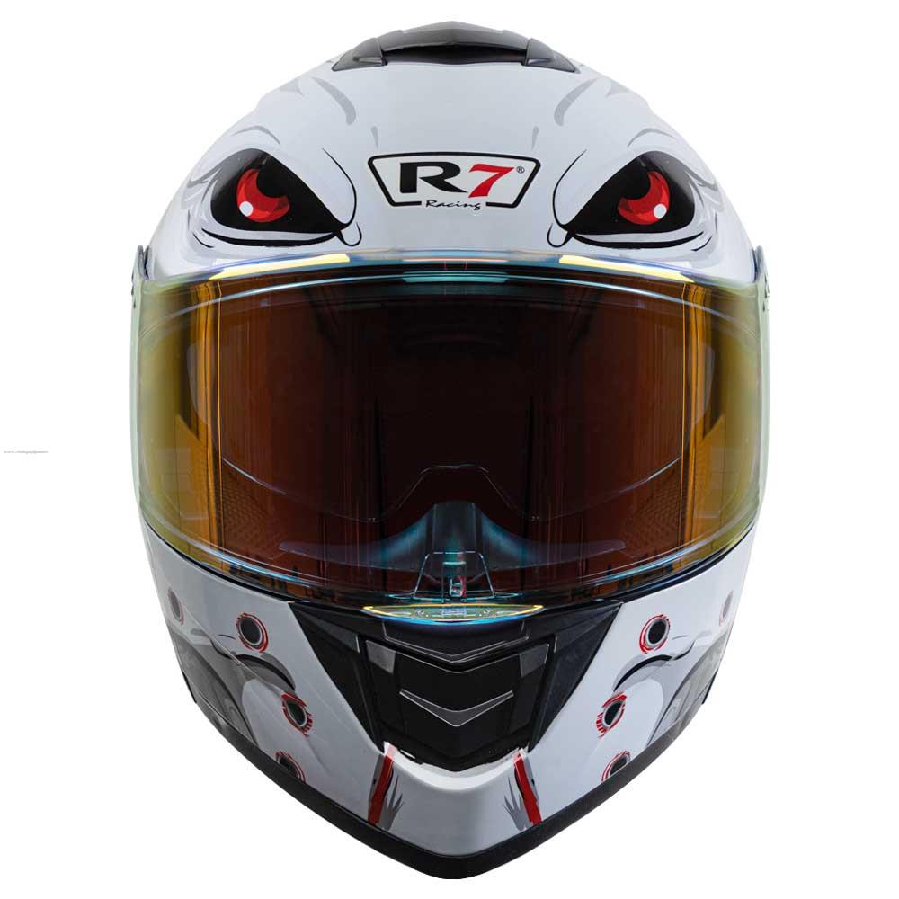 Casco Abatible R7 Racing Alfa Doble Mica DOT Wizard (Mica Premium Night Vision)