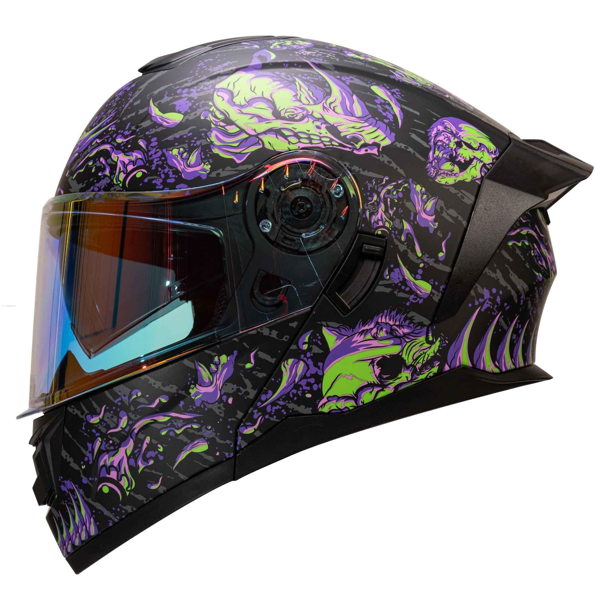 Casco Abatible R7 Racing Alfa LED DOT Animal