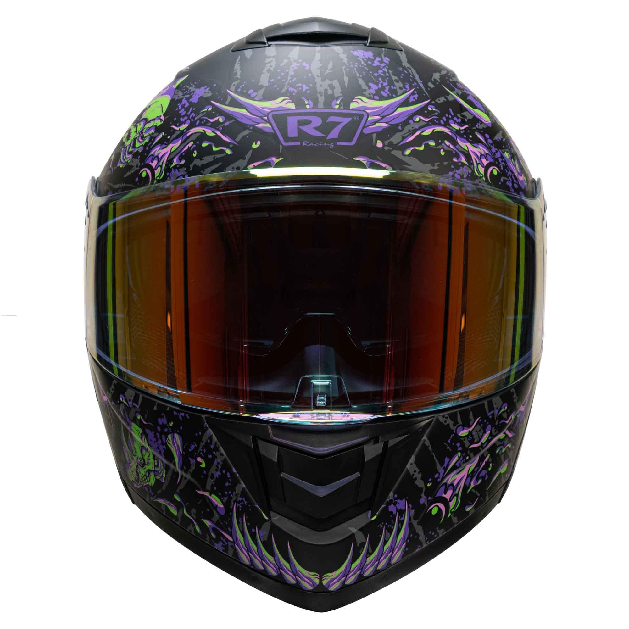 Casco Abatible R7 Racing Alfa LED DOT Animal