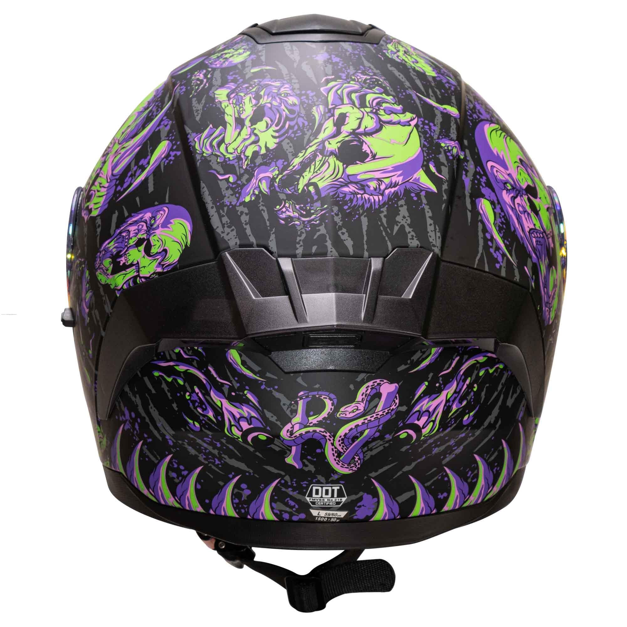 Casco Abatible R7 Racing Alfa LED DOT Animal