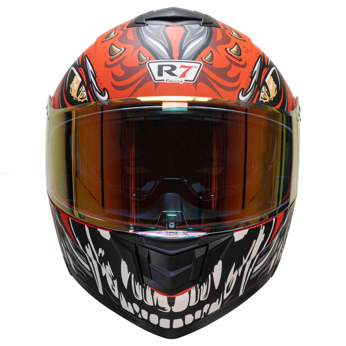 Casco Abatible R7 Racing Alfa con Luz LED  - The King (DOT)
