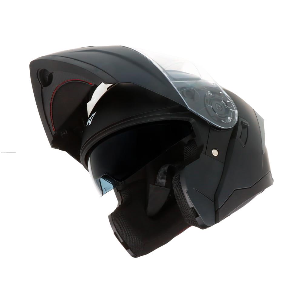 Casco Abatible R7 Racing Alfa LED DOT Negro Mate