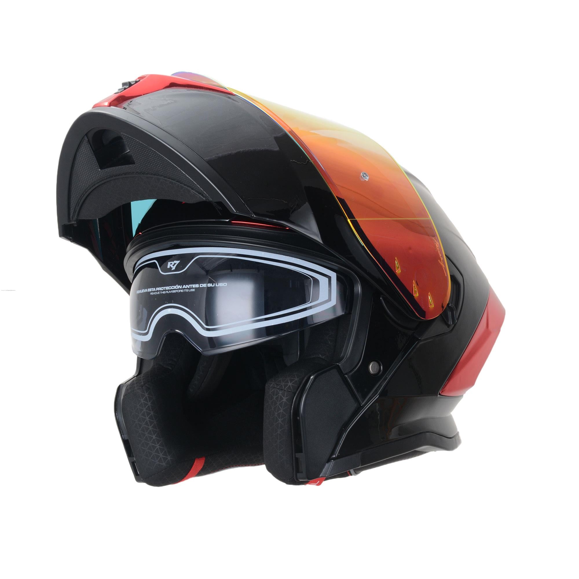 Casco Abatible R7 Racing Nova Negro DOT L