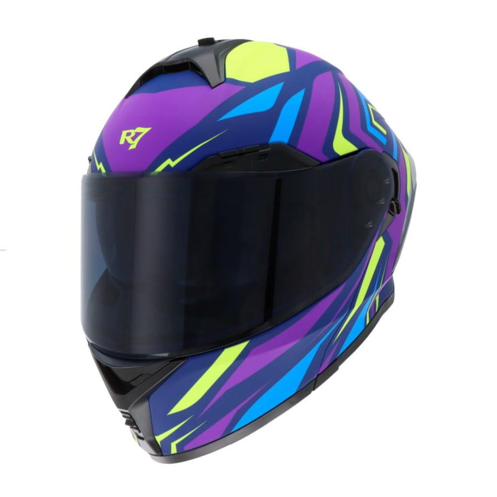 Casco Abatible R7 Racing Cortex  - Morado (DOT)