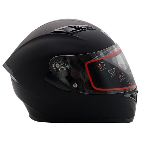 Casco Cerrado R7 Racing Painless Solid Doble Mica DOT