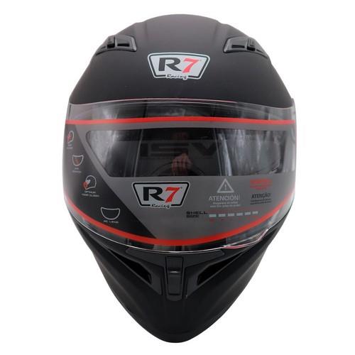 Casco Cerrado R7 Racing Painless Solid Doble Mica DOT