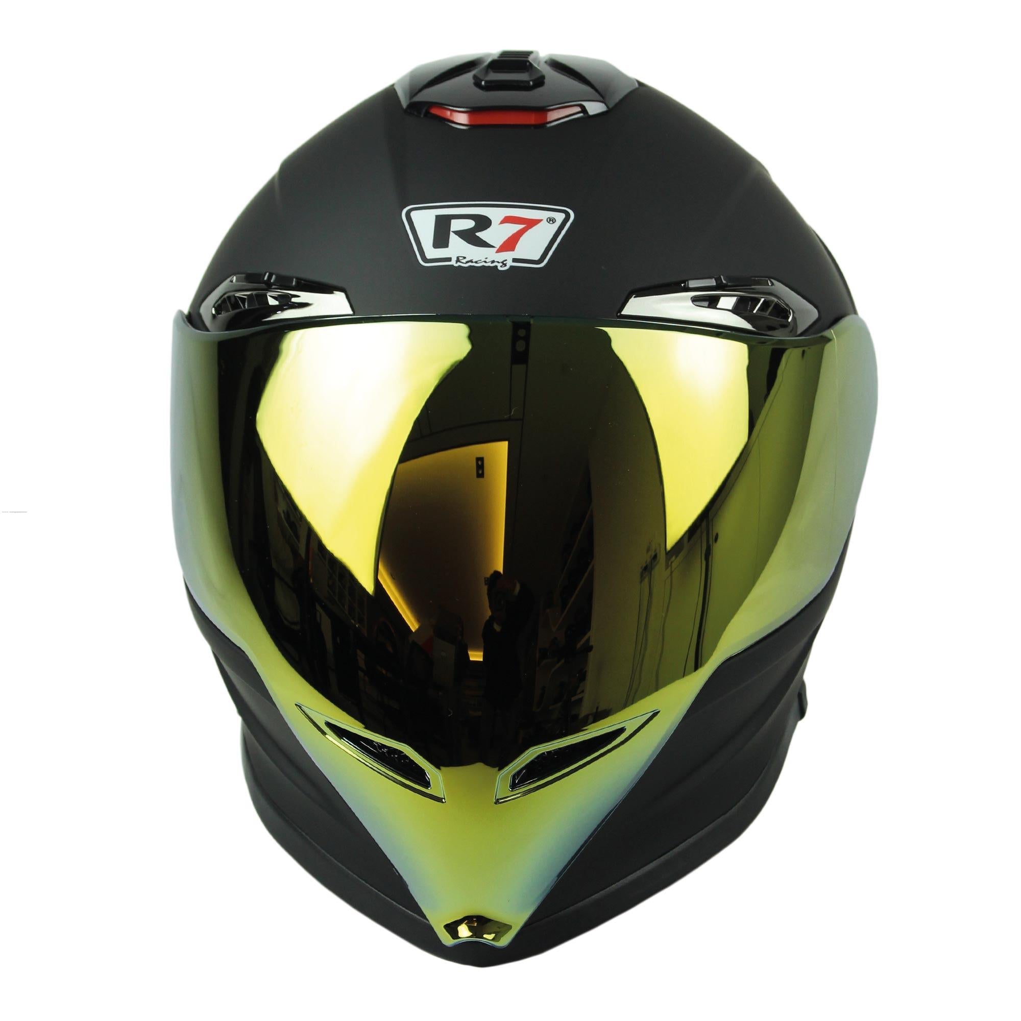 Casco Cerrado R7 Racing Arrow Negro Mate