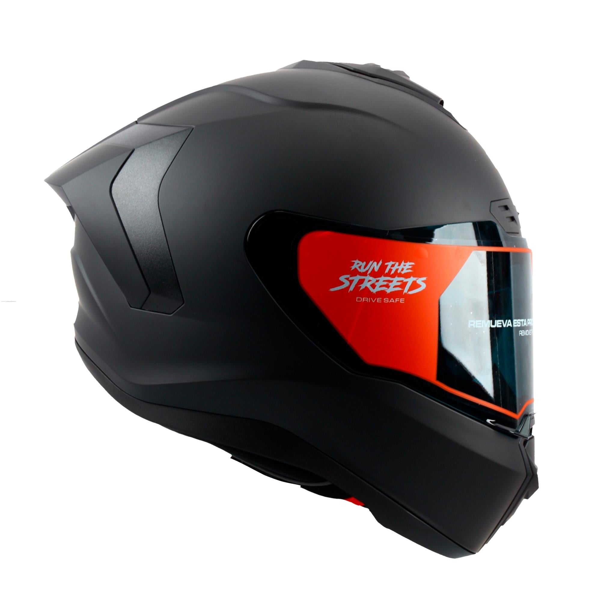 Casco Cerrado R7 Racing Sentry ECE Negro Mate