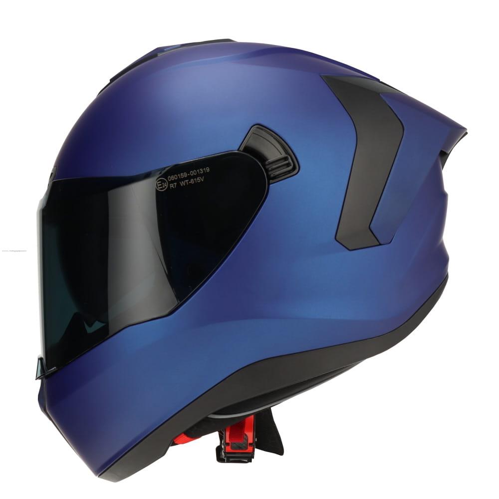 Casco Cerrado R7 Racing Sentry ECE Azul Mate