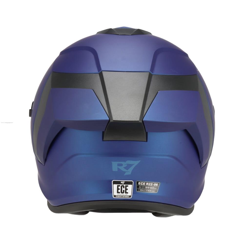 Casco Cerrado R7 Racing Sentry ECE Azul Mate