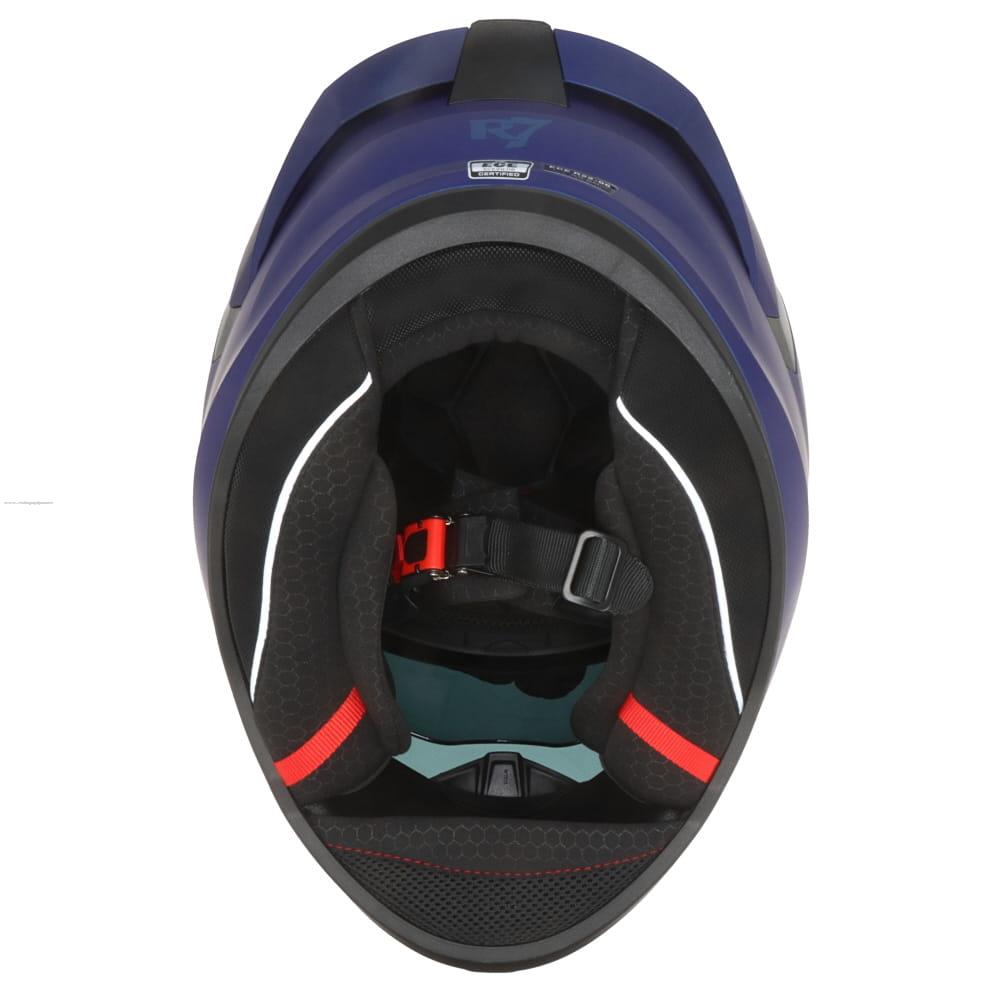 Casco Cerrado R7 Racing Sentry ECE Azul Mate