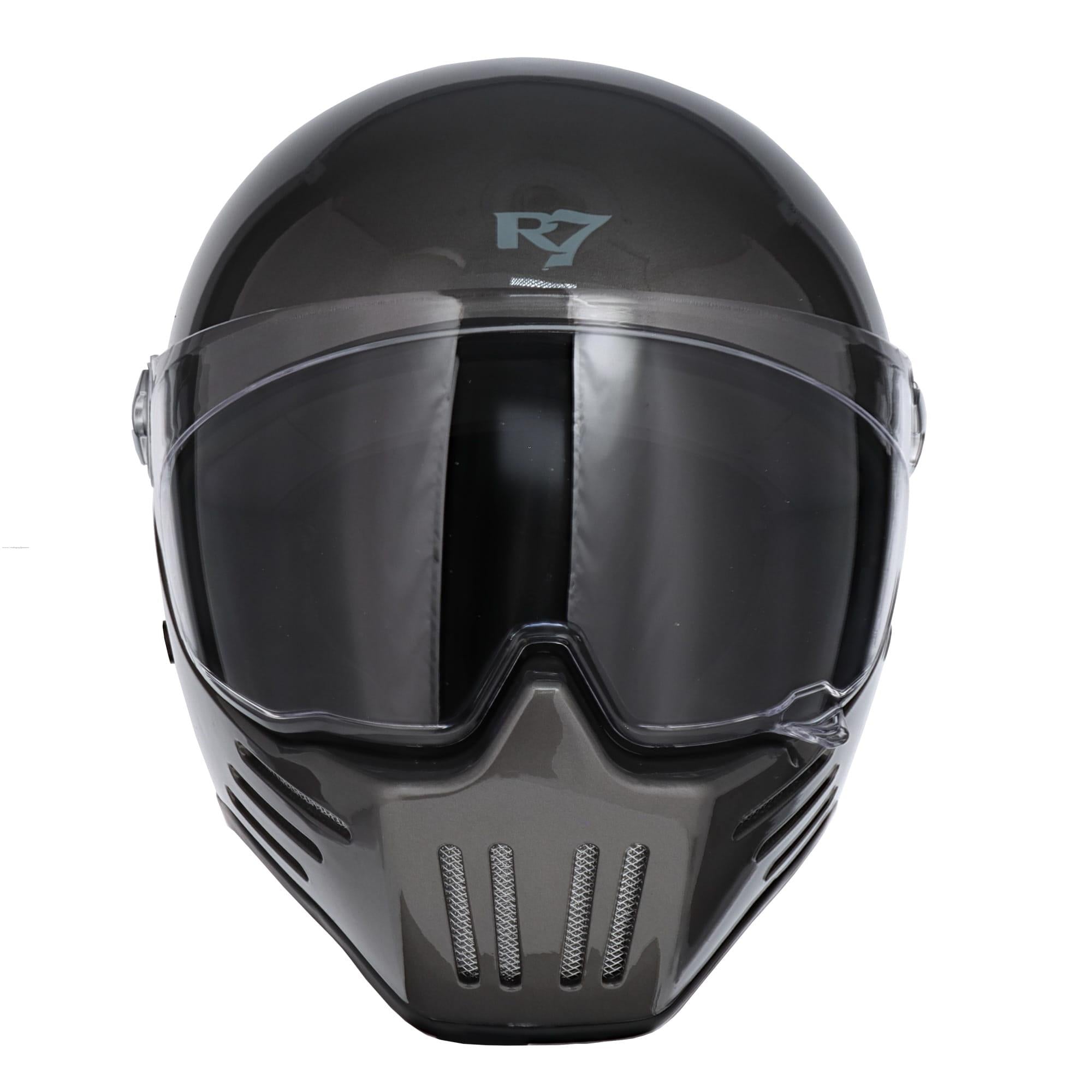 Casco Cerrado R7 Racing Clancy DOT Gris Brillante