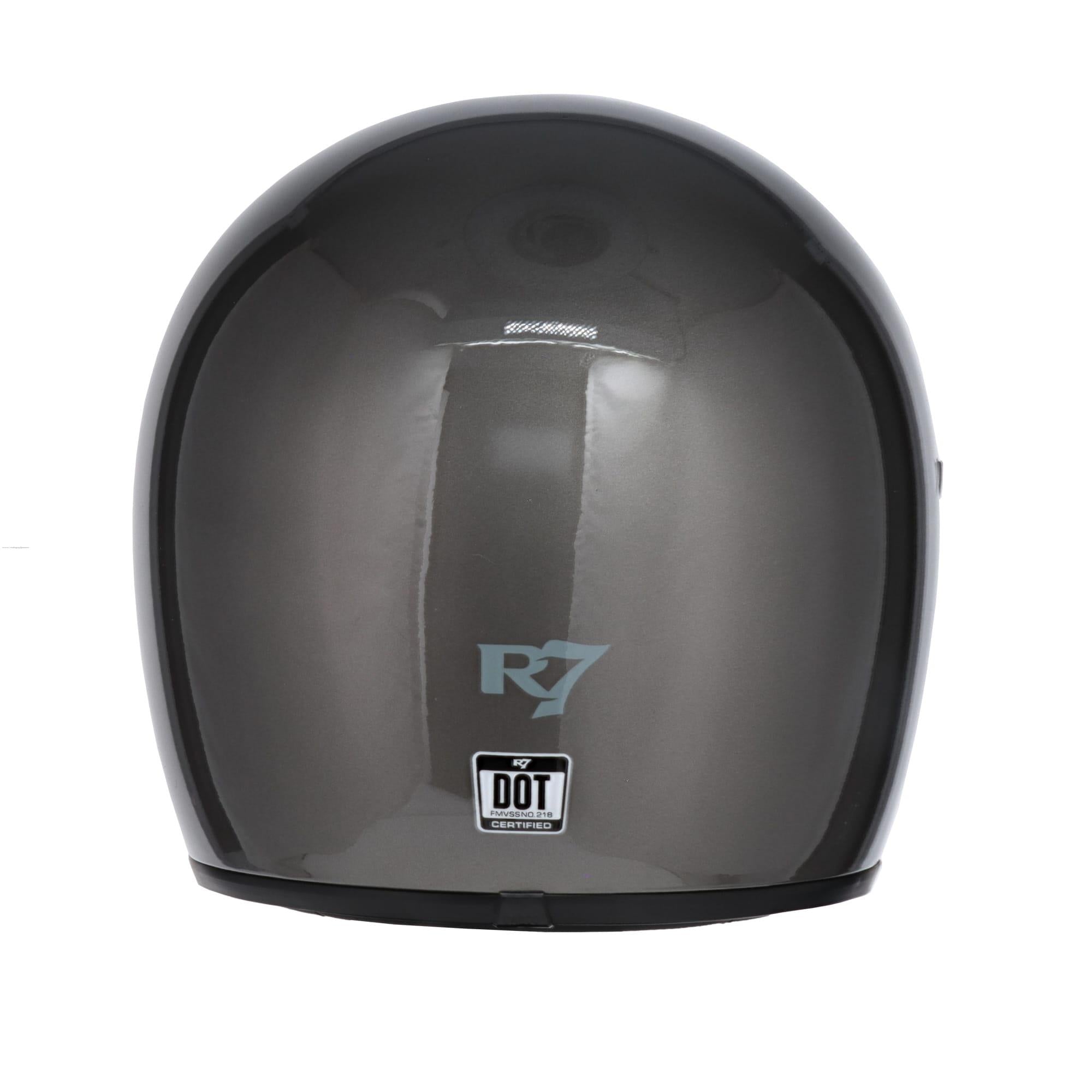 Casco Cerrado R7 Racing Clancy DOT Gris Brillante