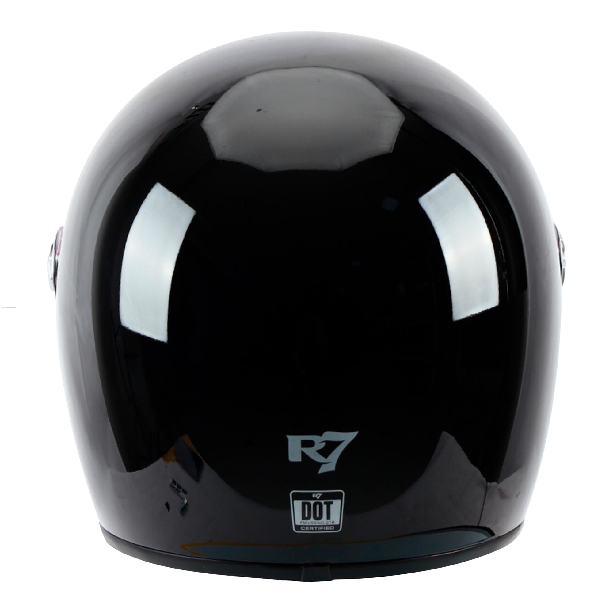 Casco Cerrado R7 Racing Clancy DOT Negro Brillante