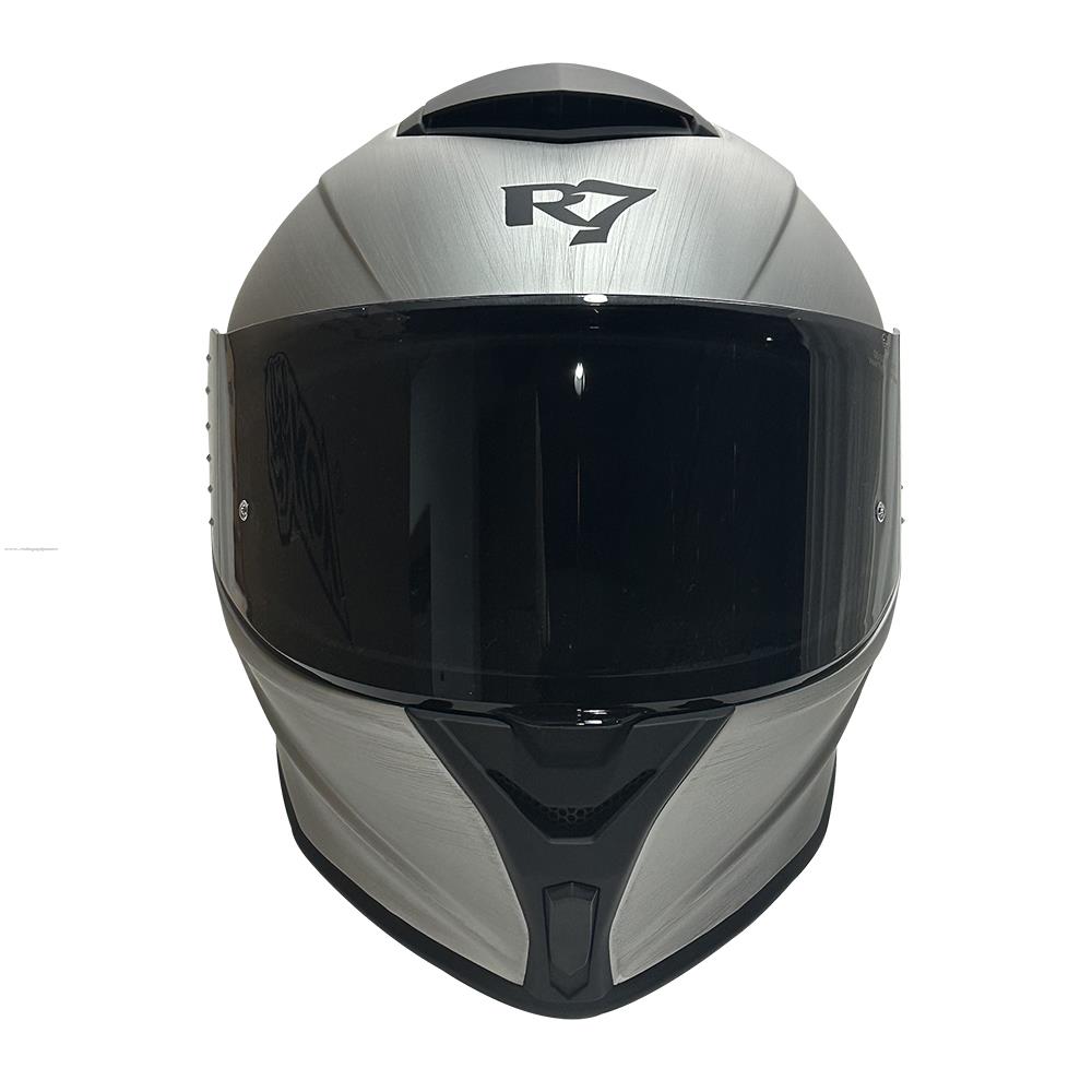Casco Cerrado R7 Racing Badder ECE Gris