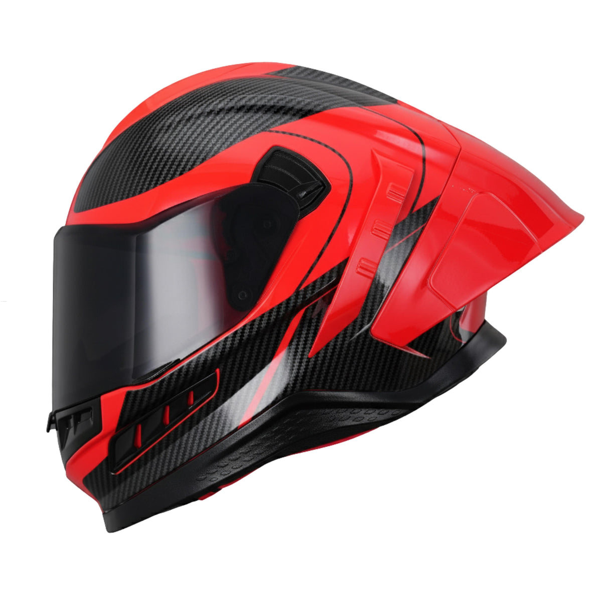 Casco Cerrado R7 Racing Stryker - Rojo / Negro