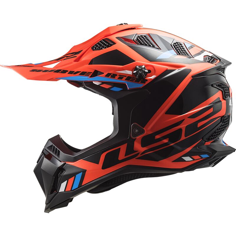 Casco Cross LS2 Subverter Stomp Naranja MX700