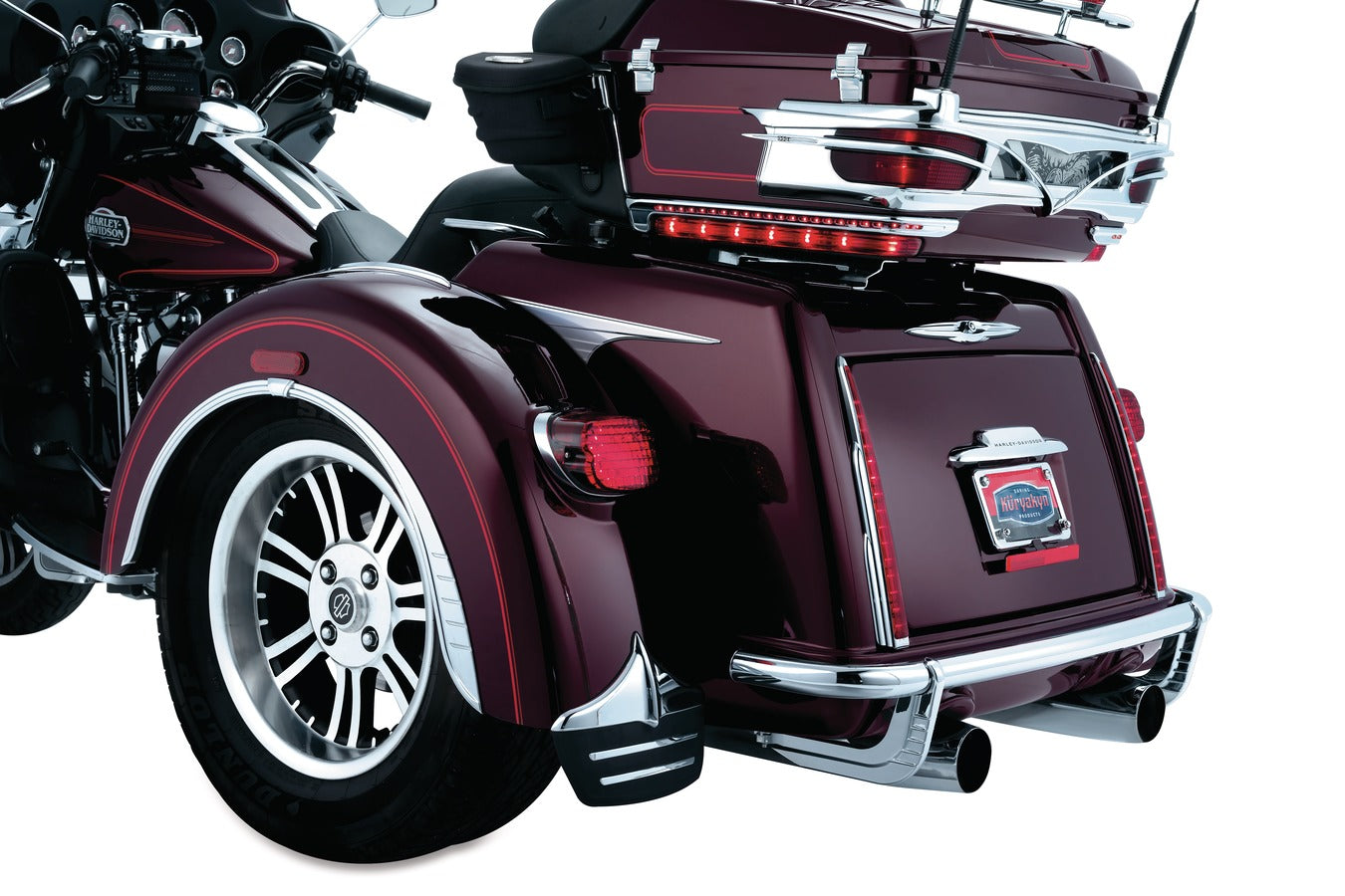 Kuryakyn Cubiertas para Defensa Trasera de Harley Davidson Trike