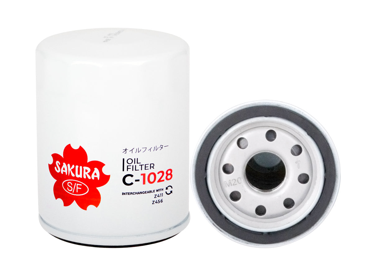 Sakura Filtro de Aceite C-1028 para Acura, Chrysler, Dodge, Honda, Hyundai, Jac, Mitsubishi, Nissan, Suzuki