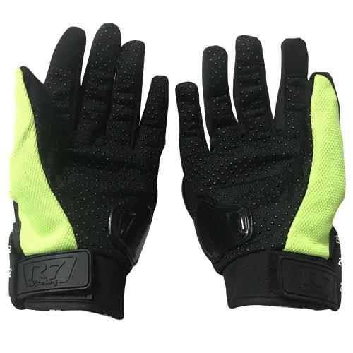 Guantes Vel R7 Racing Amarillo Fluorescente R7-2 Touch