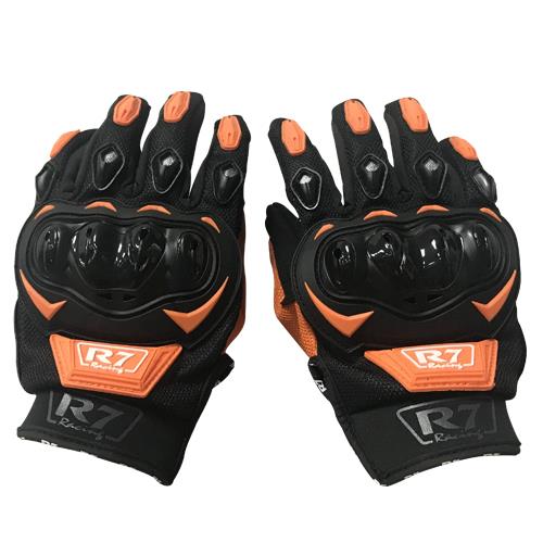 Guantes Vel R7 Racing Naranja R7-2 Touch