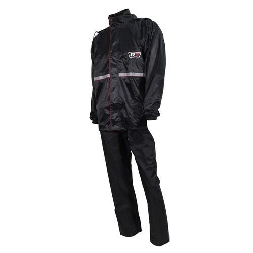 Impermeable para Motociclista R7 Racing Negro