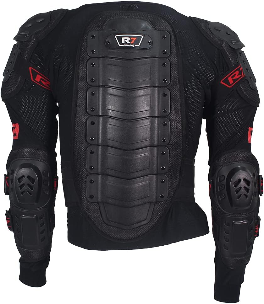 Protector de Cuerpo en Chaleco R7 Racing Negro Resilient